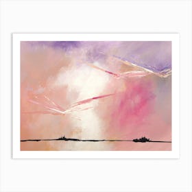 Dragonfly Clouds 2 Art Print