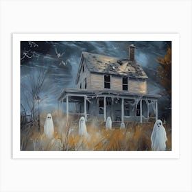 Ghosts In The Field 2 Art Print