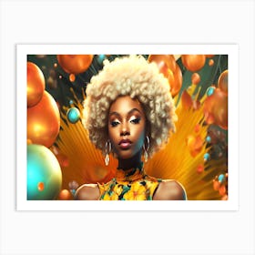 Attitude Ma'am- Afro-Futurism Art Print