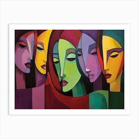 Women'S Faces Art Print