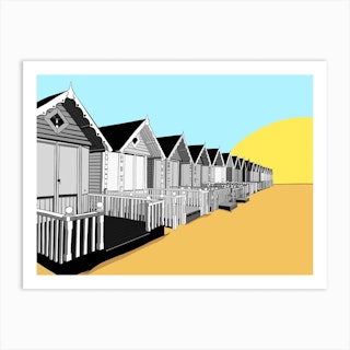 Brighton Blue Canvas Print by The Good Eggs - Fy