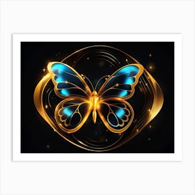 Butterfly Stock Videos & Royalty-Free Footage 3 Art Print