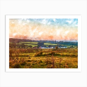 Looking Over Dartmoor Art Print