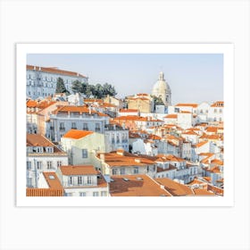 Lisbon Roofs Art Print