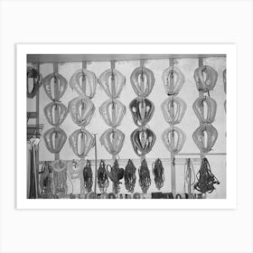 Horse Collars And Bridles In Hardware Store, San Augustine Texas By Russell Lee Art Print