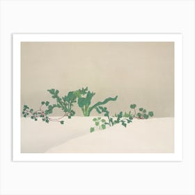 Green Plants From Momoyogusa –Flowers Of A Hundred Generations (1909), Kamisaka Sekka Art Print