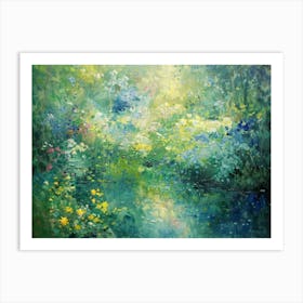 Garden In Bloom 3 Art Print