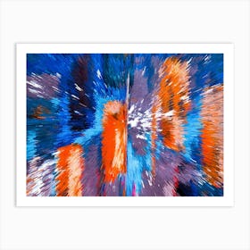 Acrylic Extruded Painting 118 Art Print