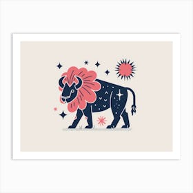 Zodiac Bull Art Print