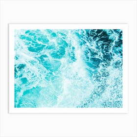 Perfect Sea Waves Art Print