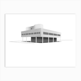 Villa Savoye Art Print