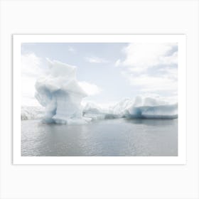 Iceberggeometry 4 Art Print