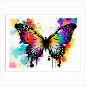 Colorful Butterfly 100 Art Print