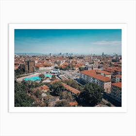 Milan Cityscape Poster Print Art Print