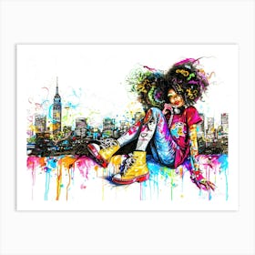 Little Miss Pretty - Urban Fare Art Print