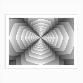 3d Abstract Background Art Print