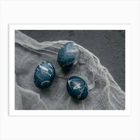 Marbled Eggs Art Print