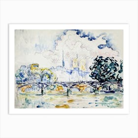The Bridge Of Arts, Paul Signac 1 Art Print