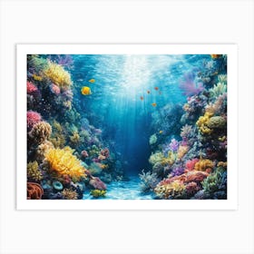 Coral Reef 1 Art Print