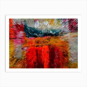 Acrylic Extruded Painting 352 Art Print