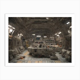 Spaceship Interior 1 Art Print