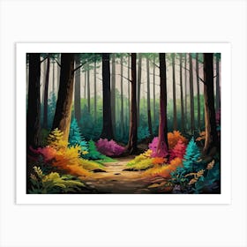 Forest Path 3 Art Print