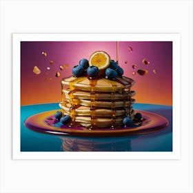 Pancakes With Syrup 4 Art Print