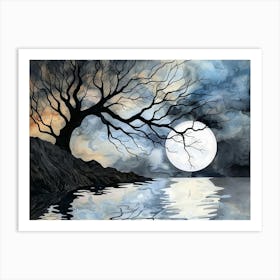 Full Moon Art Print