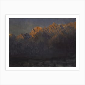 Sunrise In The Sierras, Albert Bierstadt Art Print