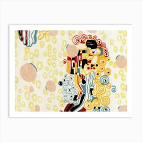 Textile Sample 1, Gustav Klimt Art Print