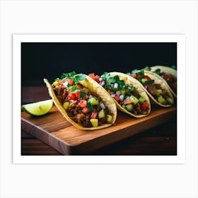 Mexican Tacos 1 Art Print