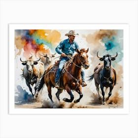 Wild West 12 40x30in12000x9000px 48 Art Print