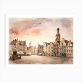 Old Town Square Art Print