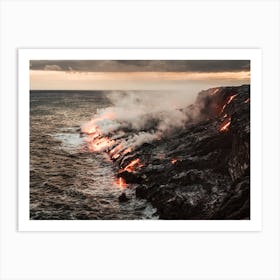 Lava Flow Art Print