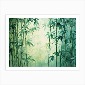 Bamboo Forest (6) Art Print