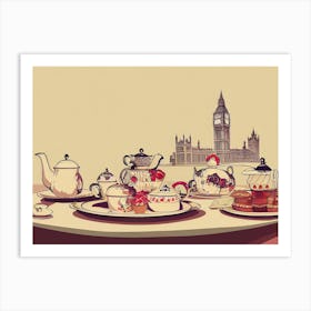 Teapots A Plenty Art Print