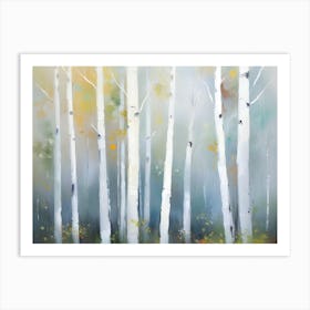 Birch Forest 3 Art Print