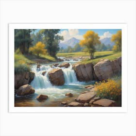 Waterfall 2 Art Print