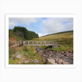 Bridge Over A Stream at Pen y Fan Art Print