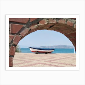 Boat On The Beach Art Print