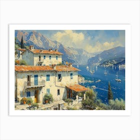 Italian Village Art Print