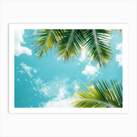 Palm Trees In The Sky 9 Art Print