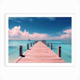 Pier To The Sea 1 Art Print