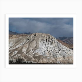 Mountain Range In Mustang, Nepal Art Print