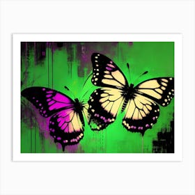 Butterfly Painting 116 Art Print