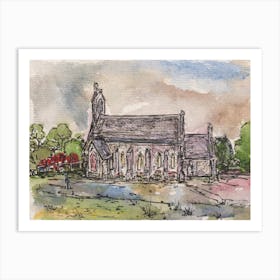 Lairg Church Of Scotland 1st Aug 2024 Art Print