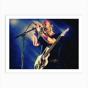 Superstars Thom Yorke Radiohead Art Print