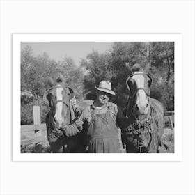 Untitled Photo, Possibly Related To Wheat Farmer, Whitman County, Washington By Russell Lee Art Print