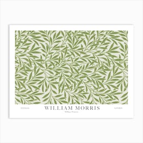 William Morris Prints Willow Pattern Landscape Botanical Vintage Art Print