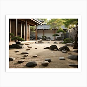 Japanese Garden Art Print